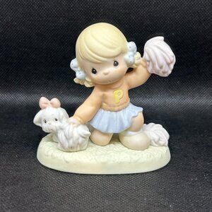 Precious Moments Little Moments “It's Ruff To Always Be Cheery" mini figurine